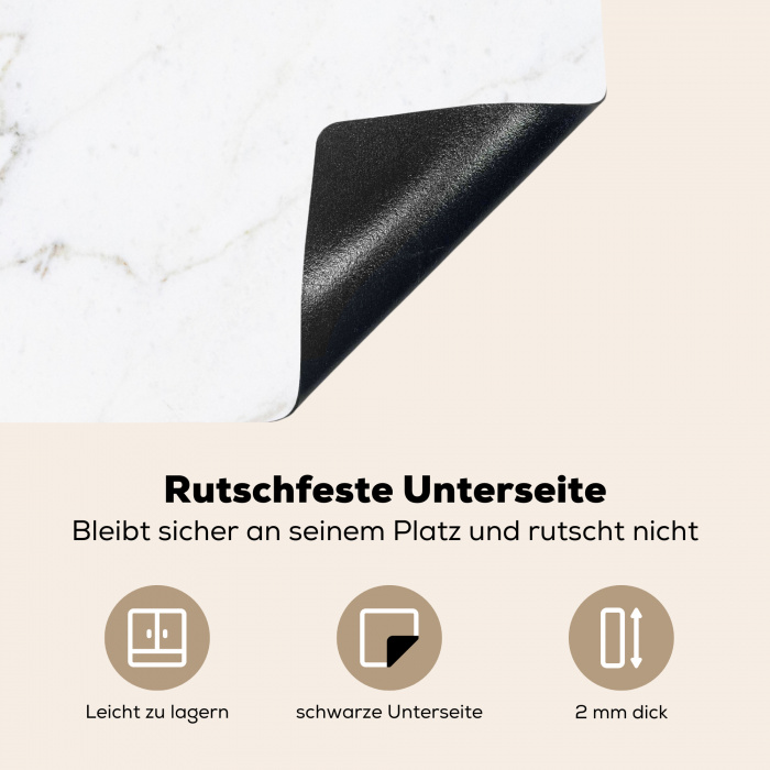 Zachte Marmeren Stroming Inductie beschermer vinyl 3mm middel -tsfeer4_DE