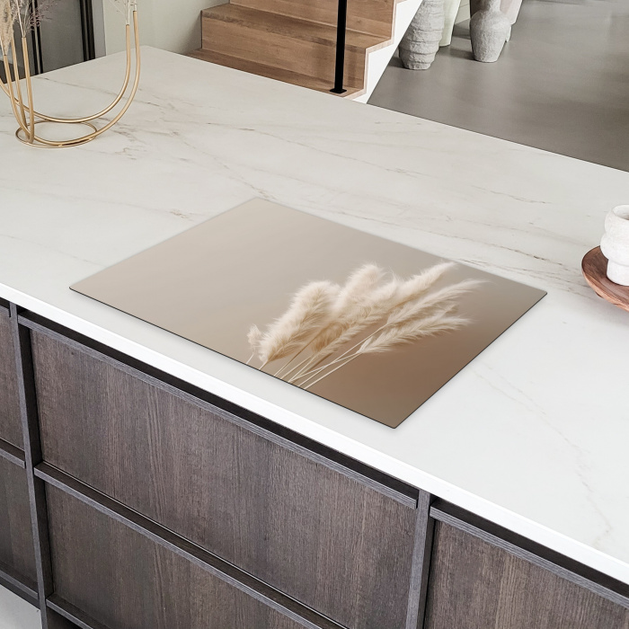 Zachte Fluistering van Pampasgras Inductie beschermer vinyl 3mm klein -sfeer8