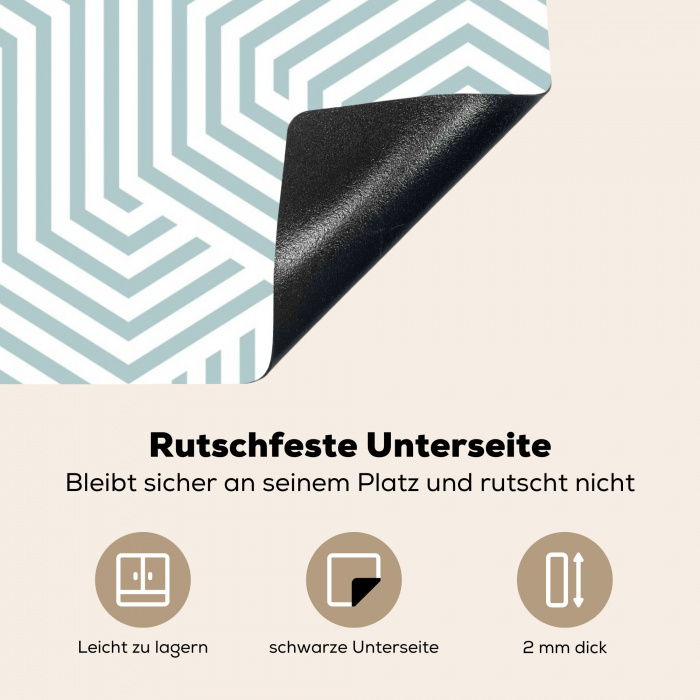 IJzige Zigzag Inductie beschermer vinyl 3mm middel -tsfeer4_DE