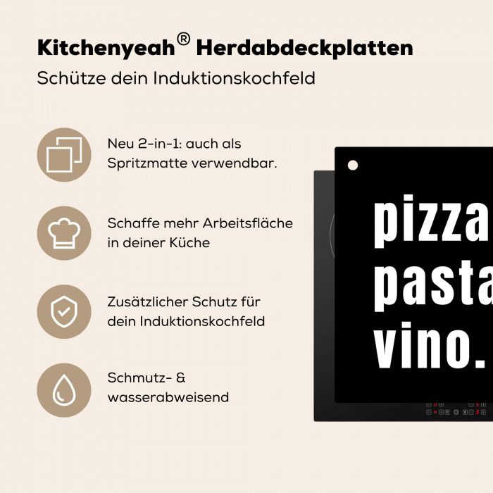 Italiaanse Essenties Inductie beschermer vinyl 3mm klein -zzzzzzusp-haakje_DE