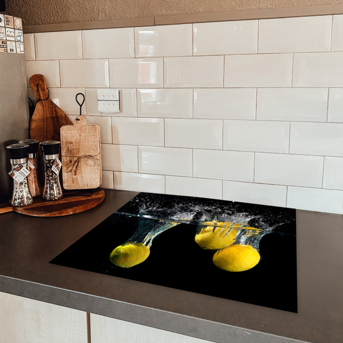 Citroenen in de Schijnwerpers Inductie beschermer vinyl 3mm middel -sfeer3