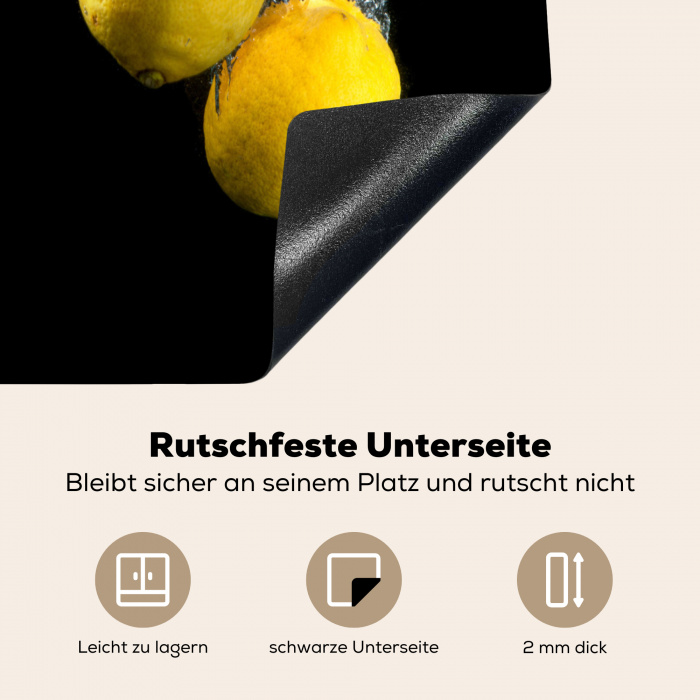 Citroenen in de Schijnwerpers Inductie beschermer vinyl 3mm middel -tsfeer4_DE