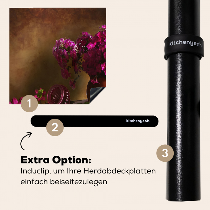 Bouquet van Overvloed Inductie beschermer vinyl 3mm middel -zzzzzzz-induclip_DE