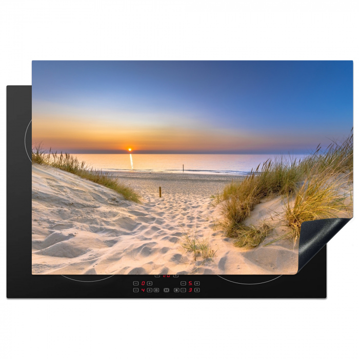 Zachte Zonsopkomst over Duinlandschap Inductie beschermer vinyl 3mm klein -3d