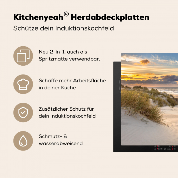 Zachte Schemering op het Duin Inductie beschermer vinyl 3mm middel -zzzzzzusp-haakje_DE