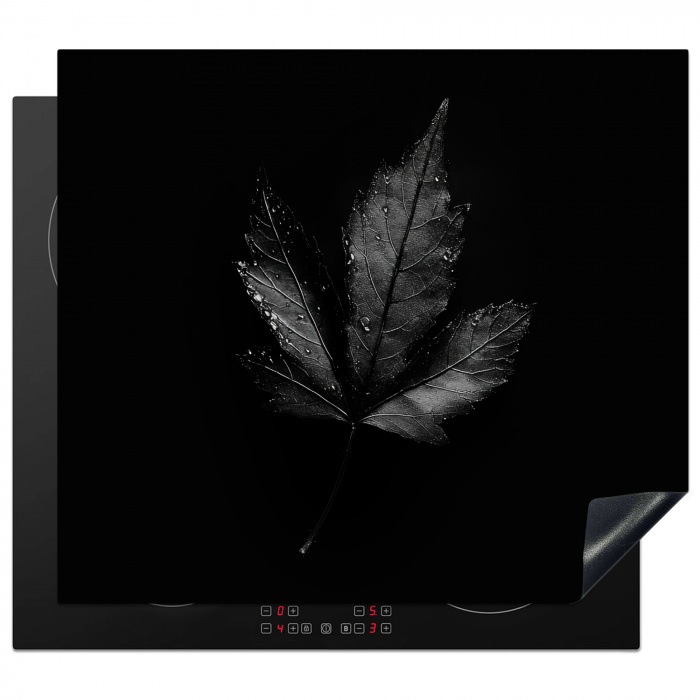 Zwart - Blad Inductie beschermer vinyl 3mm middel -3d