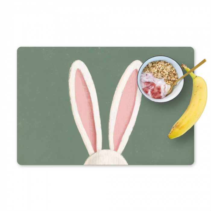 Hazen - Oren - Roze Placemat vinyl groot -zzzproduct_Kitchenyeah-website
