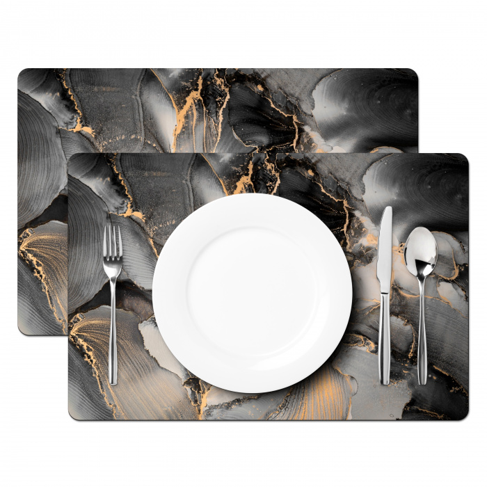 Verstrengelde Gouden Rivieren Placemat vinyl groot -zzsfeer2_Kitchenyeah-website