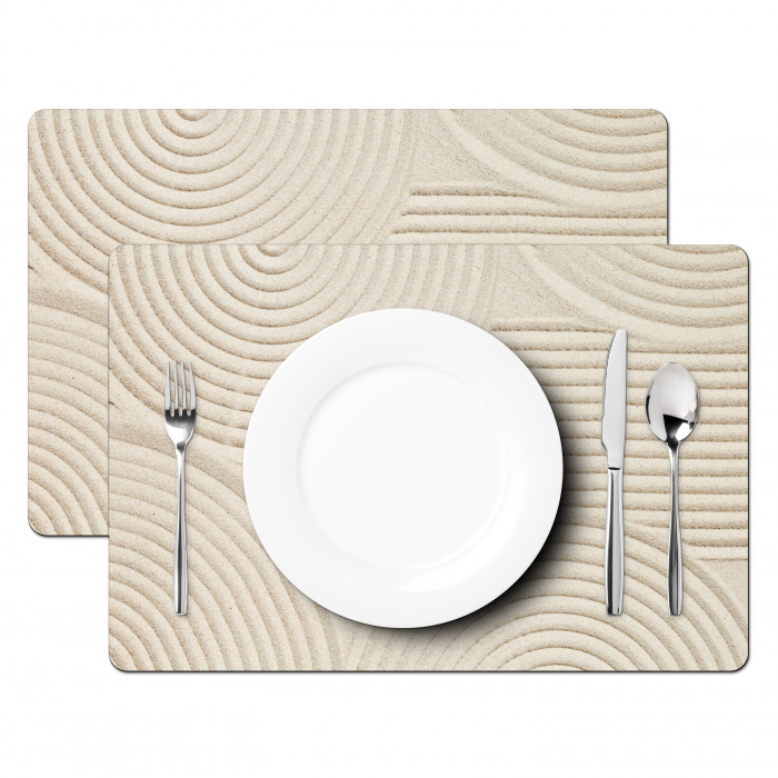 Zen Zandpatronen Placemat vinyl groot -zzsfeer2_Kitchenyeah-website