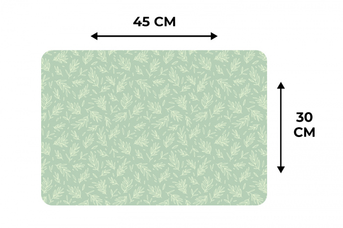 Lente Ontwaken Placemat vinyl groot -specs