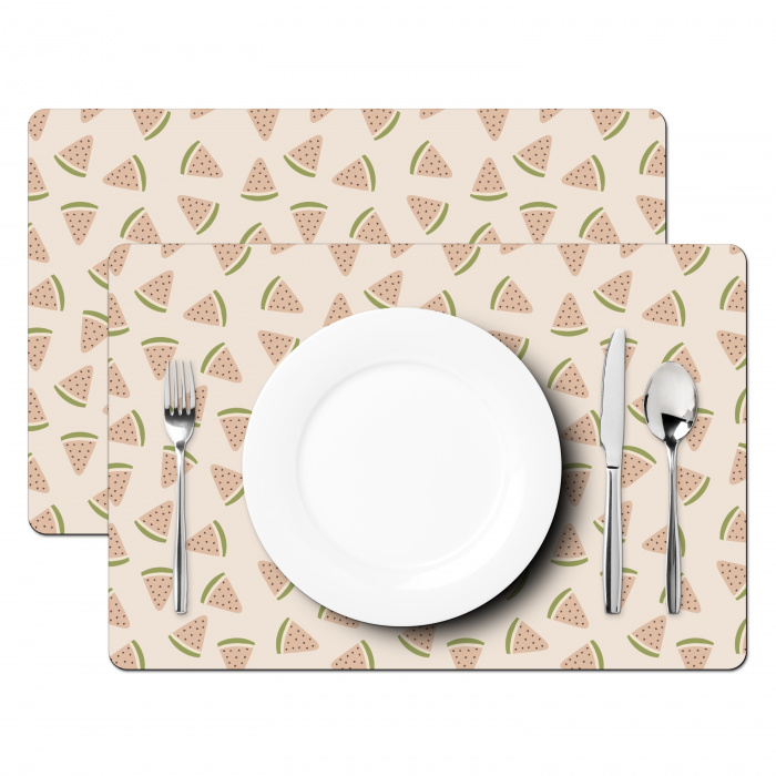 Zomerse Watermeloenen Placemat vinyl groot -zzsfeer2_Kitchenyeah-website