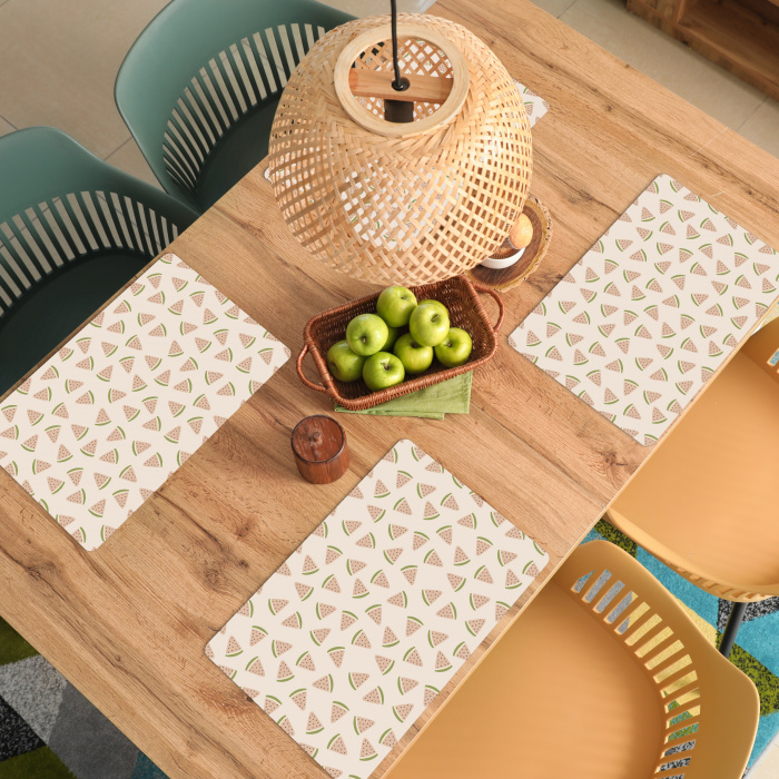Zomerse Watermeloenen Placemat vinyl groot -zzsfeer5_Kitchenyeah-website
