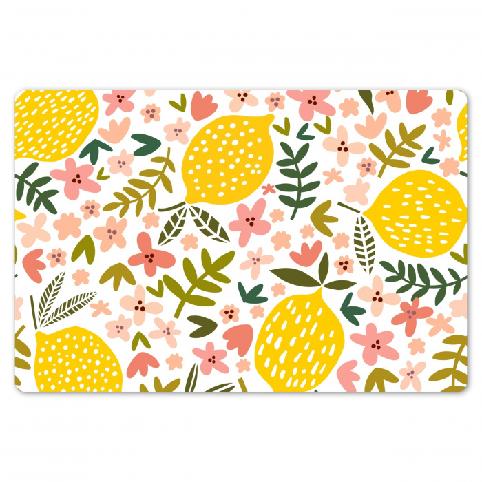 Bloeiende Citroentuin Placemat vinyl groot -zzsfeer1_Kitchenyeah-website
