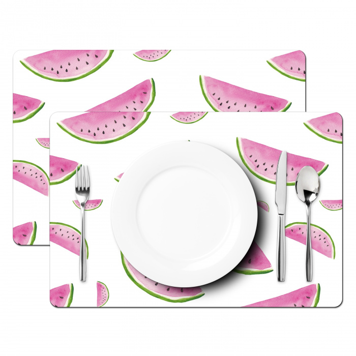Zomerse Watermeloenen Placemat vinyl groot -zzsfeer2_Kitchenyeah-website