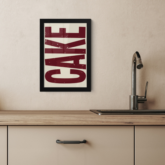 Red - Cake - Decoratie - Eten KitchenYeah - Keuken - Fotolijst klein -sfeer2