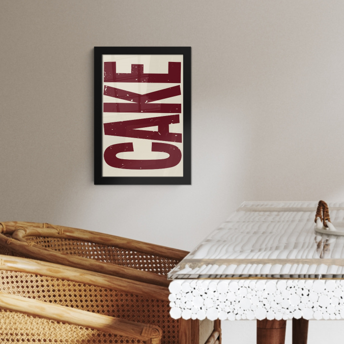 Red - Cake - Decoratie - Eten KitchenYeah - Keuken - Fotolijst klein -sfeer3