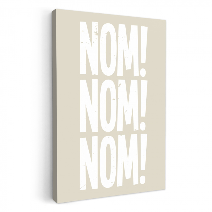 Beige - Vintage - Japandi - Decoratie KitchenYeah - Keuken - Canvas klein -3d