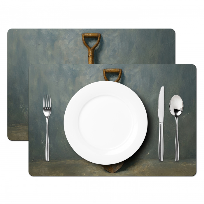 Schep - Gereedschap - Schilderij Placemat vinyl groot -zzsfeer2_Kitchenyeah-website