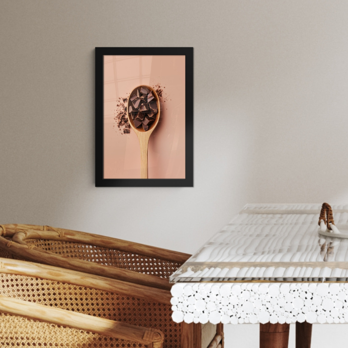 Chocola - Hout - Lepel KitchenYeah - Keuken - Fotolijst klein -sfeer3