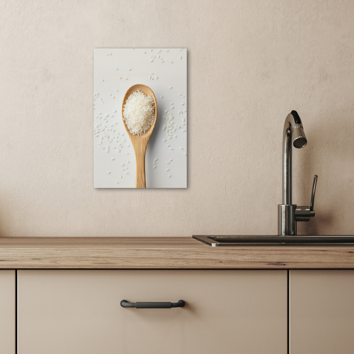Hout - Lepel - Rijst KitchenYeah - Keuken - Canvas klein -sfeer2