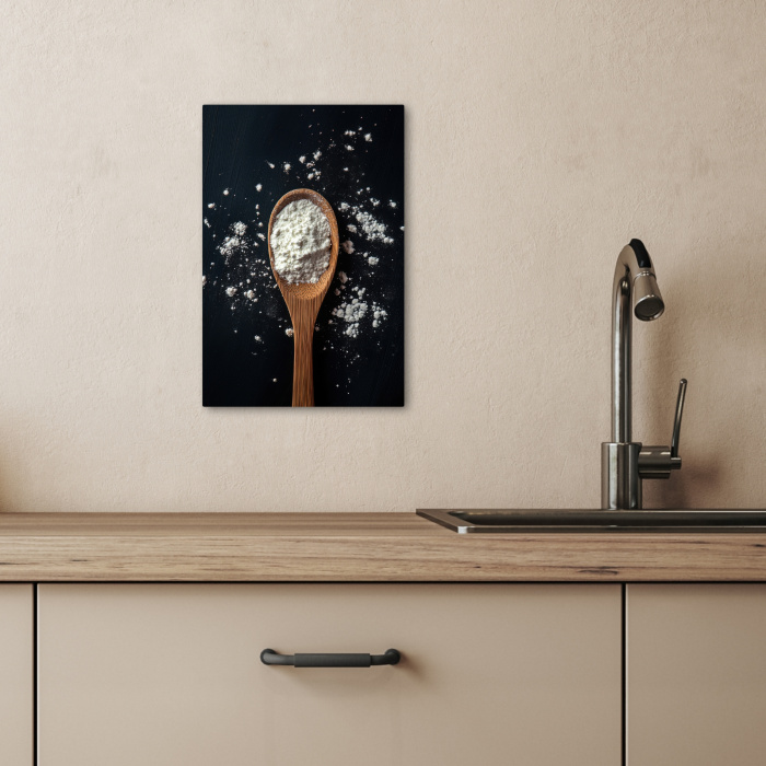Meel - Hout - Lepel KitchenYeah - Keuken - Canvas klein -sfeer2