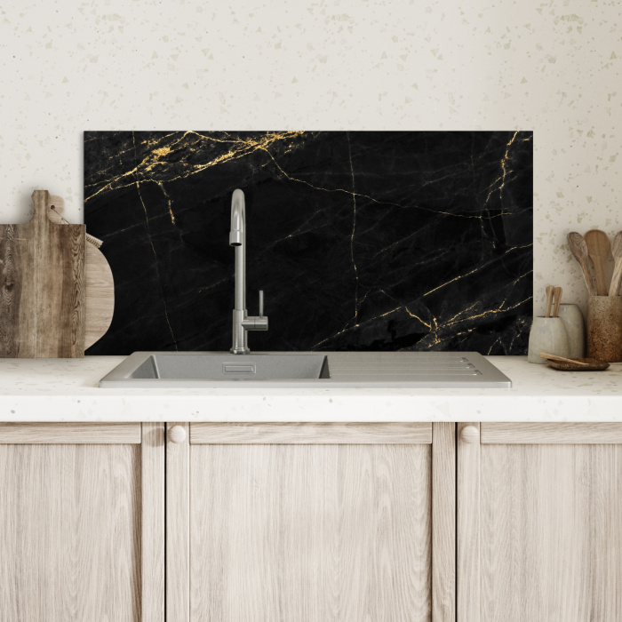 Fluisteringen van Goud Spatscherm Aluminium klein -sfeer2