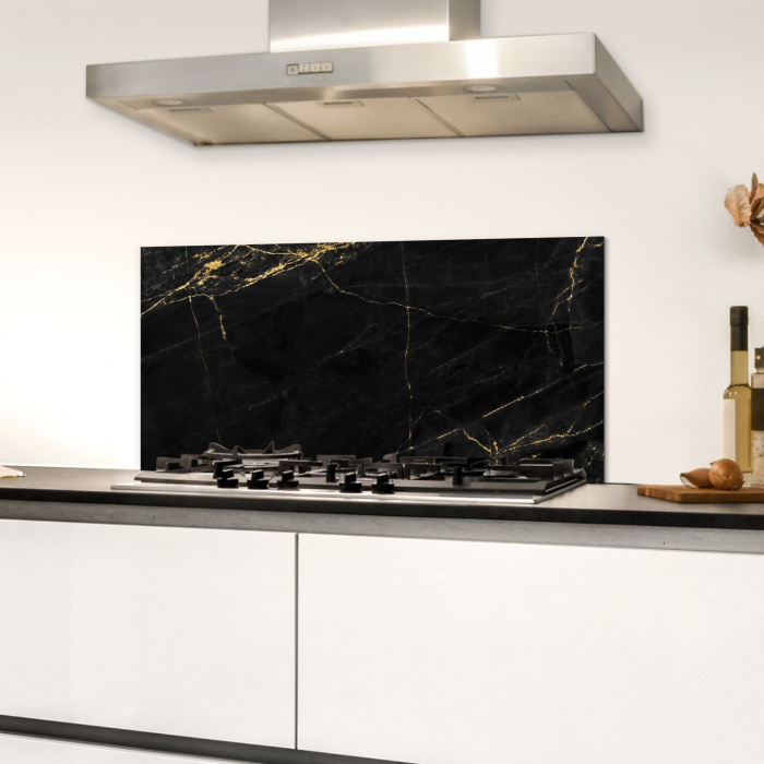 Fluisteringen van Goud Spatscherm Aluminium klein -sfeer4