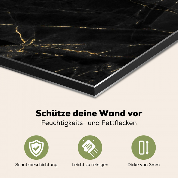 Fluisteringen van Goud Spatscherm Aluminium klein -zcloseup_DE