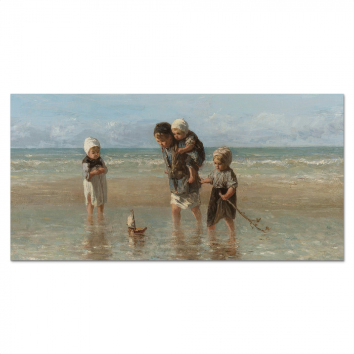 Kinderen der Zee Spatscherm Aluminium klein -3d_volledig