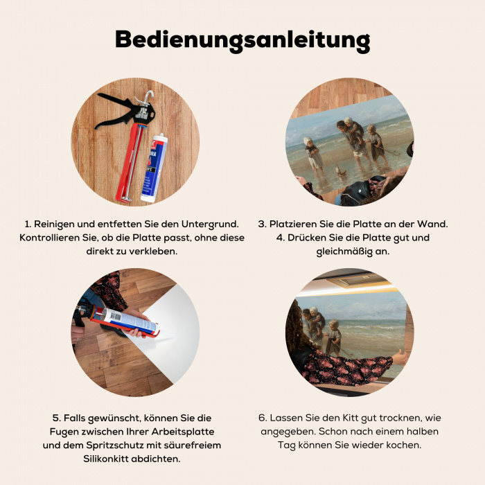 Kinderen der Zee Spatscherm Aluminium klein -zgebruik_DE