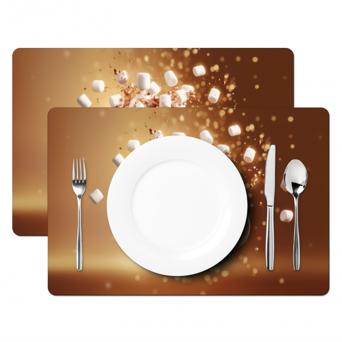 Chocomelk - Drinken - Warm - Bruin Placemat vinyl groot -zzsfeer2_Kitchenyeah-website