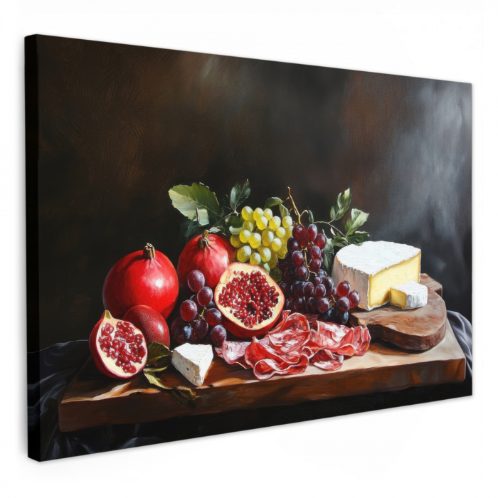 Borrelplank - Stilleven - Vintage KitchenYeah - Keuken - Canvas klein -3d