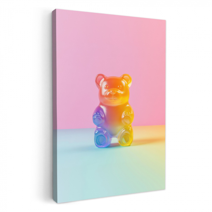Pastel - Snoep KitchenYeah - Keuken - Canvas klein -3d