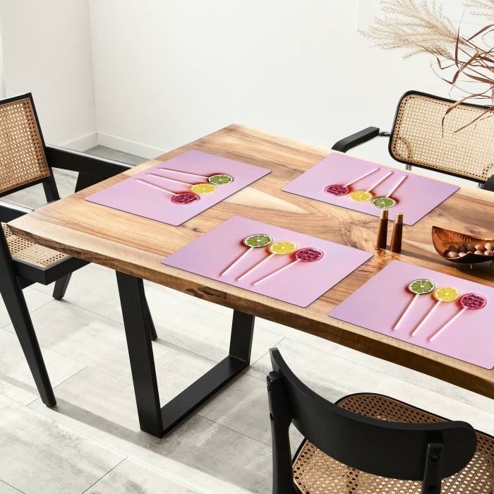 Lolly - Snoep - Citrus Placemat vinyl groot -zzsfeer4_Kitchenyeah-website