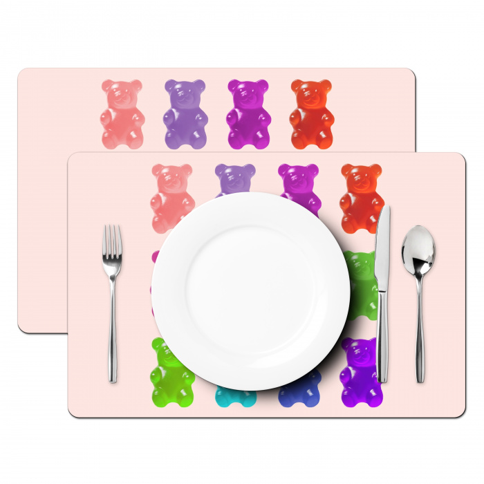 Beer - Kleurrijk - Snoep Placemat vinyl groot -zzsfeer2_Kitchenyeah-website