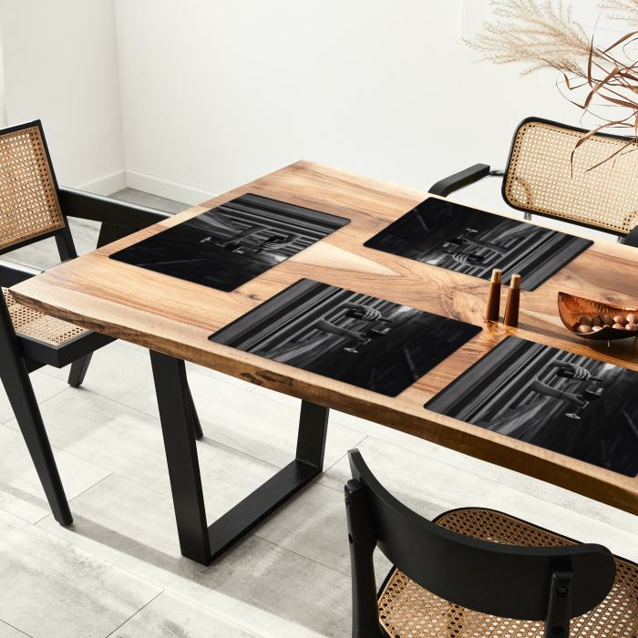 Wijnfles - Glas - Handen - Raam Placemat vinyl groot -zzsfeer4_Kitchenyeah-website