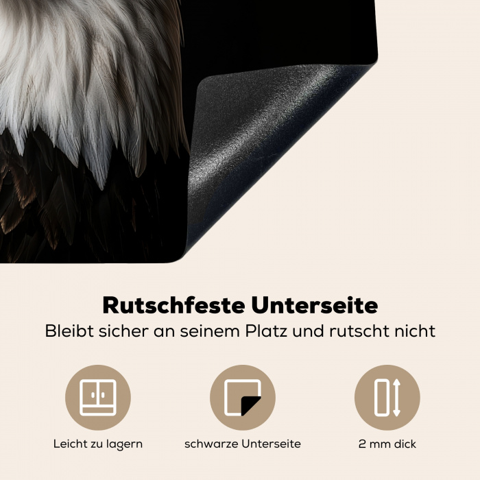 Arend -Amerika - Koksmuts - Vogel - Stoer Inductie beschermer vinyl 3mm middel -tsfeer4_DE