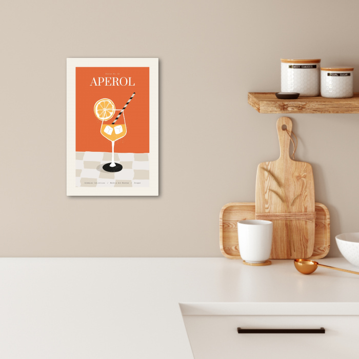 Moderne Cocktailkunst KitchenYeah - Keuken - Canvas klein -sfeer1