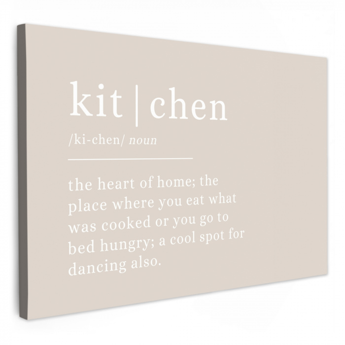 Keuken: Meer dan een Ruimte KitchenYeah - Keuken - Canvas klein -3d