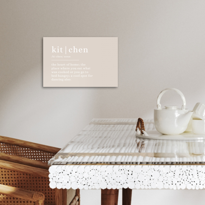 Keuken: Meer dan een Ruimte KitchenYeah - Keuken - Canvas klein -sfeer3