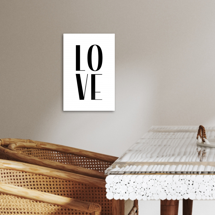 Liefdeslettertypografie KitchenYeah - Keuken - Canvas klein -sfeer3