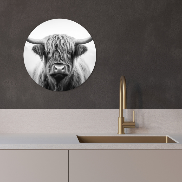 Tijdloze Blik KitchenYeah - Keuken - Wandcirkel Forex klein -sfeer1