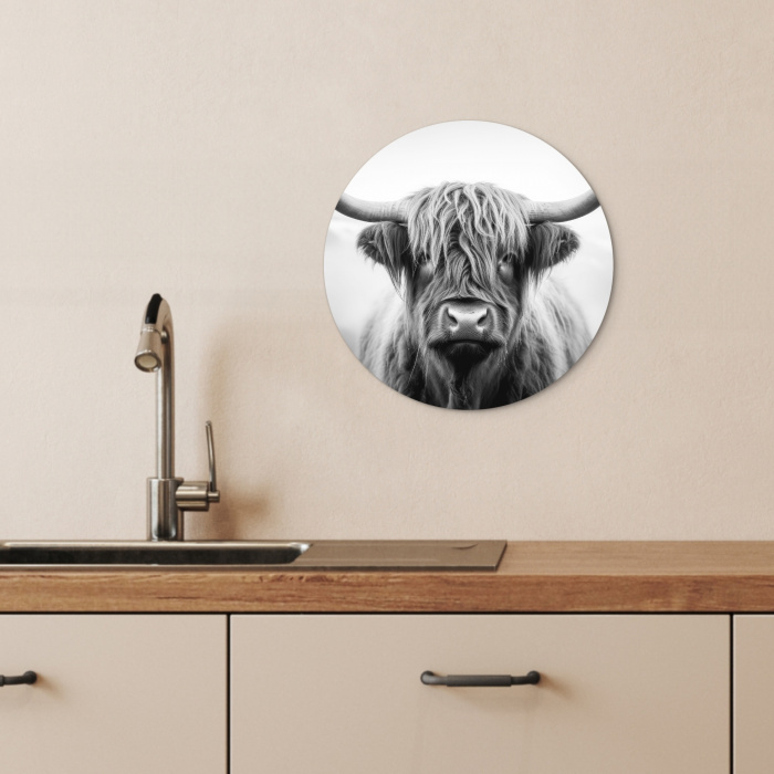 Tijdloze Blik KitchenYeah - Keuken - Wandcirkel Forex klein -sfeer3