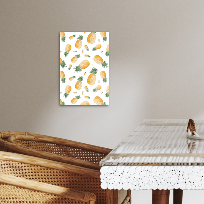 Ananas Aquarelle KitchenYeah - Keuken - Canvas klein -sfeer3