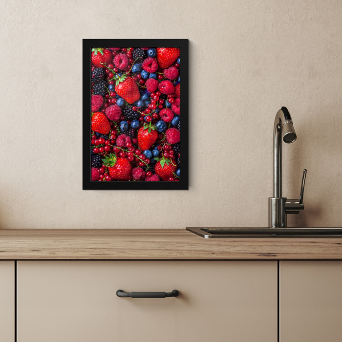 Bosbessen- en Aardbeienmelange KitchenYeah - Keuken - Fotolijst klein -sfeer2