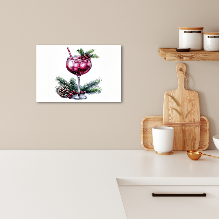 Winter - Cocktail - Decoratie - Drank KitchenYeah - Keuken - Canvas klein -sfeer1