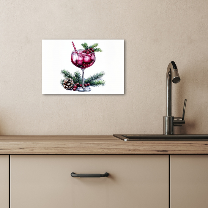 Winter - Cocktail - Decoratie - Drank KitchenYeah - Keuken - Canvas klein -sfeer2