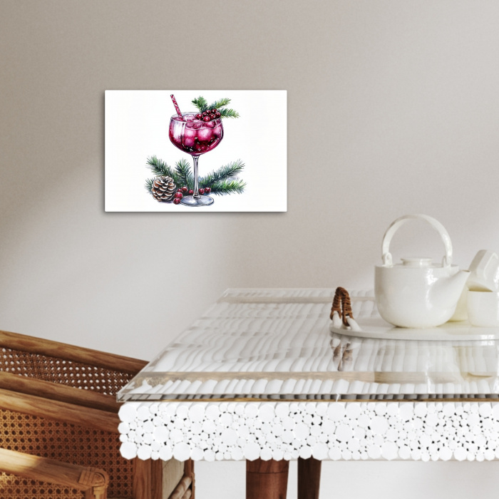 Winter - Cocktail - Decoratie - Drank KitchenYeah - Keuken - Canvas klein -sfeer3