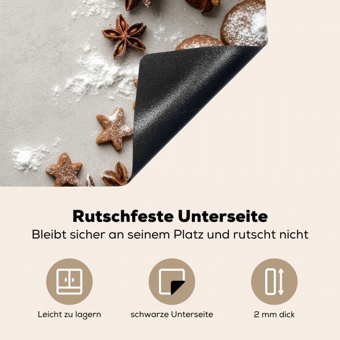 Kruiden - Winter - Melk - Beton Inductie beschermer vinyl 3mm klein -tsfeer4_DE