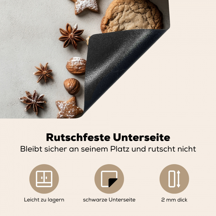 Bakken - Kaneel - Licht - Winter Inductie beschermer vinyl 3mm klein -tsfeer4_DE